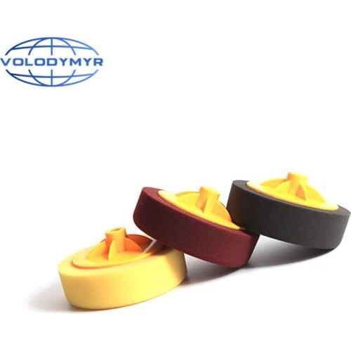 Integrated Polishing Pad Polish Sponge with Tray M14 Thread 6 Inch Pads Foam Car Polishing Pad for Cars Polisher Buffing Buffer