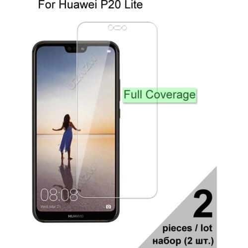 Tempered Glass For Huawei P20 Lite HD Explosion-proof Full Cover Screen Protector Protective Glass For Huawei P20 Lite