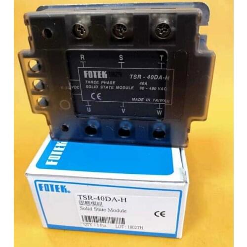 1PC Fotek TSR-40DA-H TSR40DAH Solid State Relay 40A -New