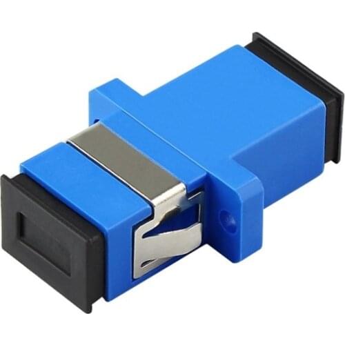 100pcs/lot SC/UPC Adapter New SC Fiber Optic Adapter SC Flange Coupler Fiber Coupler