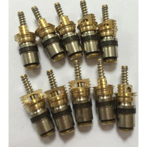 100PCS Valve Core Car Auto Air Conditioning A/C System R134a For Volvo/Ford/Regal/Picasso/Citroen/Fukang/Elysee/Mondeo