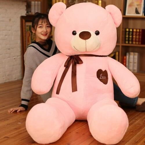 100cm-200cm America Giant Teddy Bear Plush Toys Soft Teddy Bear Skin Popular Birthday & Valentines Gifts For Girls Kids Toy