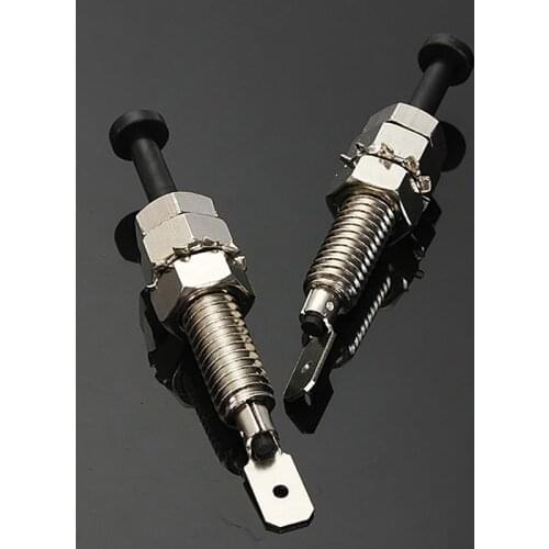 2Pcshood Deur Pin Schakelaar Verstelbare Alarm Licht Kap Schroef Universele Auto Alarm Security Verstelbare Auto Truck