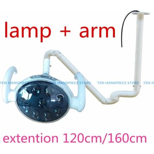 2018 good quality 9 LEDs dental lamp with Sensor Oral Light Lamp with lamp arms implant surgery lamp shadeless