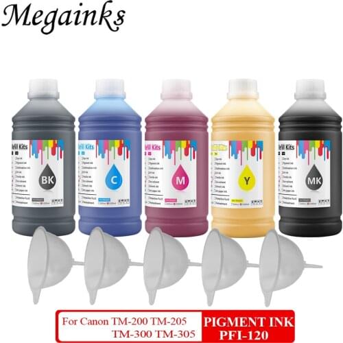 5PC / set 5color( Buyers are free to choose ) PFI120 PFI-320 pigment ink for Canon TM200 TM205 TM300 TM305 200 205 300 305