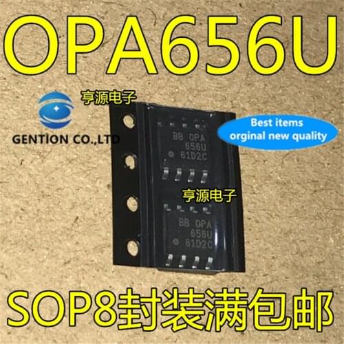 5Pcs OPA656 OPA656U OPA656UA SOP8 in stock 100% new and original
