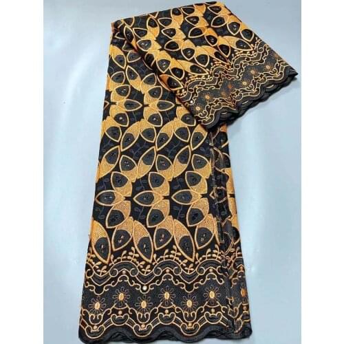African Lace Fabric Swiss Voile Lace In Switzerland Brode Autriche Coton Dubai Style 2021 High Quality Nigerian Dry Lace 5yards