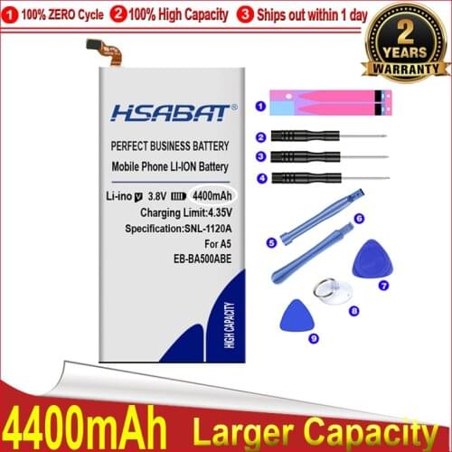 4400mAh EB-BA500ABE Battery for Samsung Galaxy A5 2015 A5000 A5009 A500F A500H SM-A500F A500K SM-A500FU SM-A500
