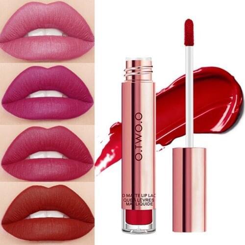 12colors Velvet Matte Lipstick Waterproof Long Lasting Lip Gloss Nude Pink Color Lipstick Red Lip Gloss Beauty Cosmetics