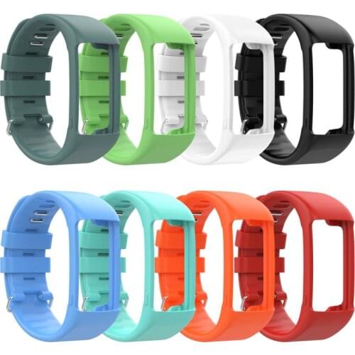 Bracelet For Polar A360 A370 Smart Watch Silica Stainless Steel Clasp Sport Belt Replacement Strap Wristband For A360 A370 Watch