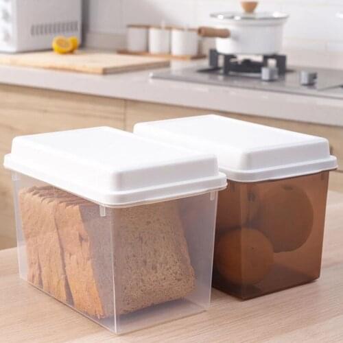 Household Storage Containers Kitchen Refrigerator Fresh-Keeping Storage Box Large Capacity Transparent Food Storage Box