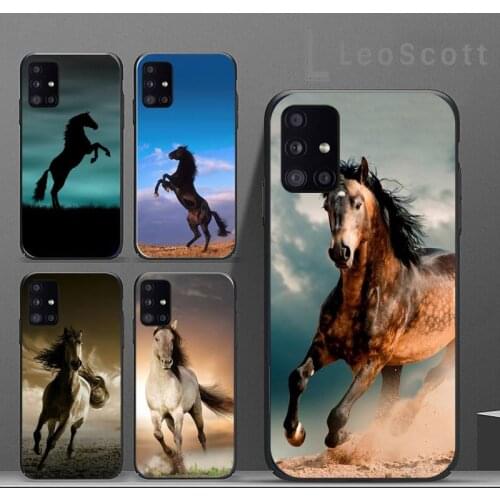 Animal Cool Horse Run Phone Case For Samsung Galaxy S 7 8 9 10 20 Edge A 6 10 20 30 50 51 70 Note 10 Plus