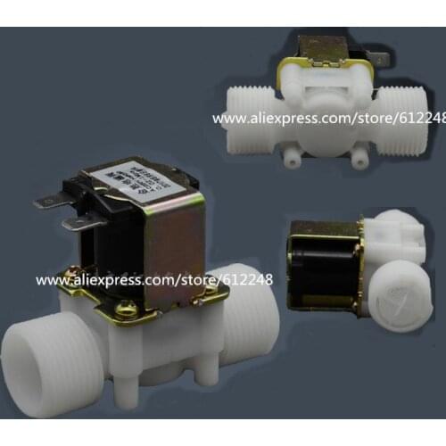 DN20 Male Thread Plastic Electromagnetic Valve Solenoid Valve,Input Output Water Valve,All Brass Coil