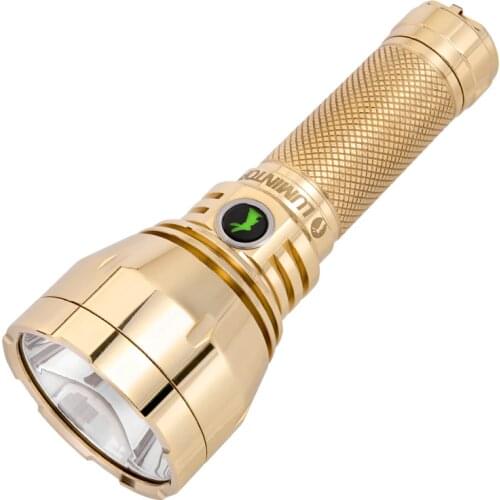 LUMINTOP GT Mini Copper/Brass 13W 1050M NM1 LED EDC Flashlight 275,625CD Long Range Powerful Mini Torch