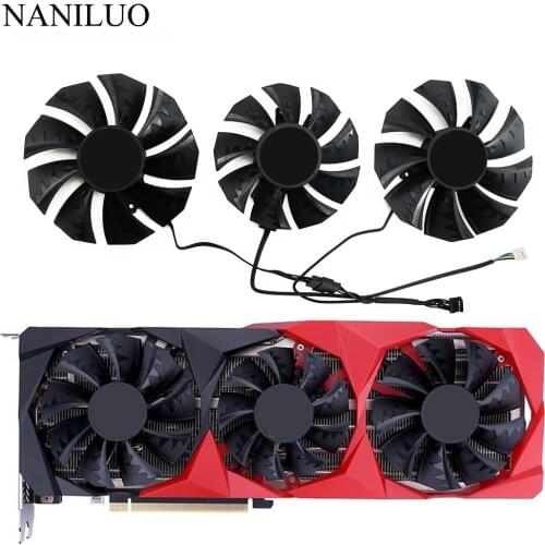 3PCS/lot 4Pin RTX3080 3090 BattleAx for COLORFUL GeForce RTX3060 3060Ti 3070 3080Ti BattleAx Graphics Card Cooling Fan