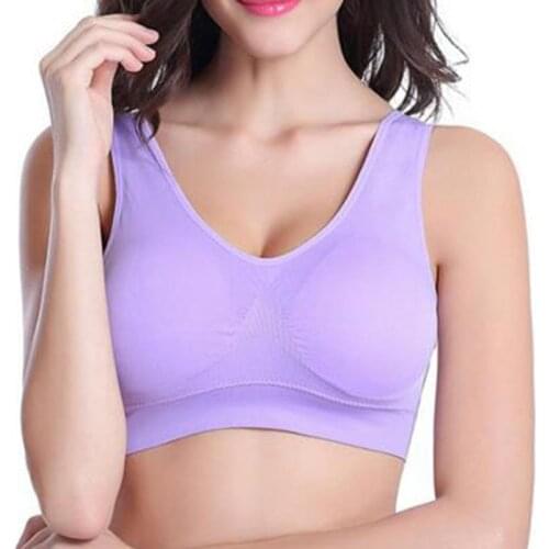 Hot Sale Soft Fitness Casual Bra Padded Push Up Tops Underwear S-3XL For Women Fashion Women Clothing Underwear High Quality