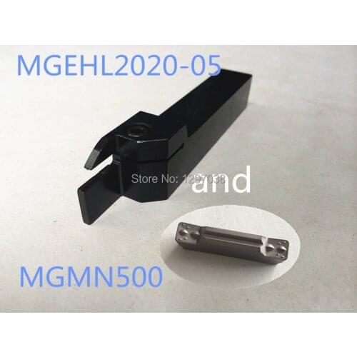 MGEHL2020-5 External Grooving Turning Lathe Tool Holder and MGMN500 LDA Carbide Grooving Inserts