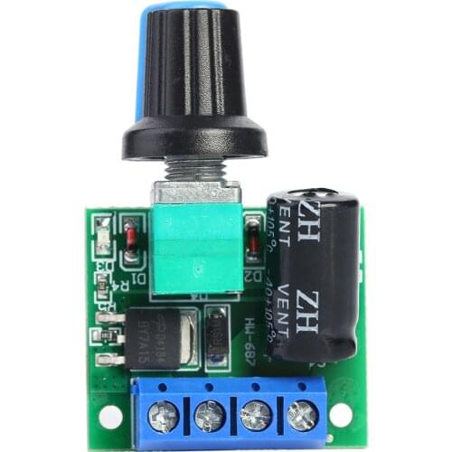Mini 5A PWM 90W DC Motor Speed Controller Module DC 5V-35V Adjustable Voltage Regulator Governor Switch