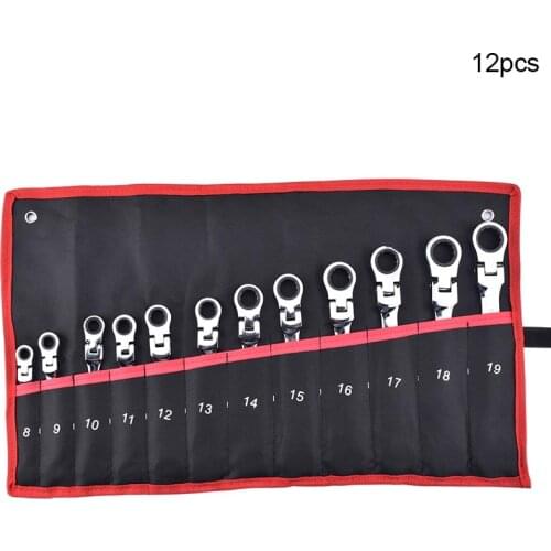 SPELAB 12pcs/set Keys Set Wrench Multitool Ratchet Spanners Set Hand Tools Set Wrenches Universal Wrench Tool Car Repair Tools