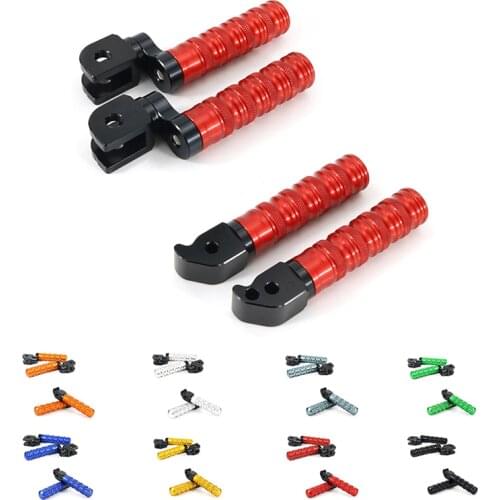 Motorcycle Front Rear Footrests Foot Pegs Fit For Honda CB600F HORNET CB1000R CBR600F CBR600RR 900RR FIREBLADE CBR1000RR VTR1000