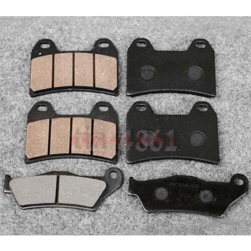 Front+Rear brake pads Fit for Moto Guzzi 940 Bellagio 2007-2009 Griso 1100 2005-2007 V1100 Breva 2005-2008 1200 Breva 2006-2009