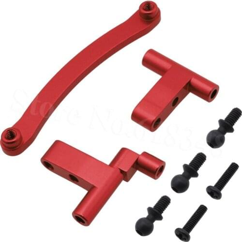 RC Car Aluminum Steering Servo Saver Complete For 1/18 Scale Model Revel 24540 Scorch Hobbico Dromida BX/MT/SC4.18 Monster Truck