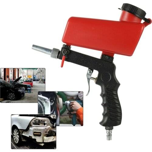 1/4'' 90psi Handheld ABS Air Sandblasting Machine Flow Adjustable Handy Sandblaster Spray Polishing Rust Removal Sandblaster