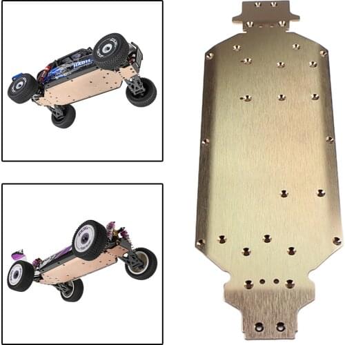 Aluminum Alloy 124019-1823 Chassis Plate Accessory Fit for WLtoys 124018 124019 1:12 RC Model Racing Car Accs