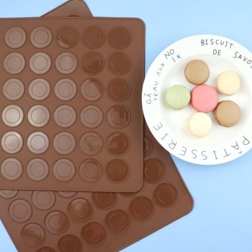 30 holes Macaron Silicone pad High temperature resistance, easy to clean reusable
