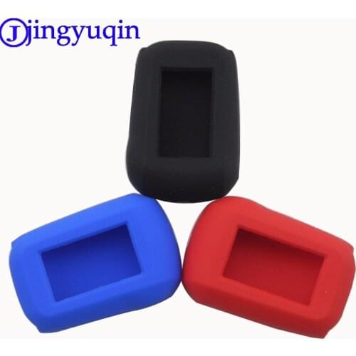 Jingyuqin 3 Buttons Silicone Case Cover For Starline A92/A94/V62/A62/A64 LCD Remote Two Way Car Alarm System Silicone Case