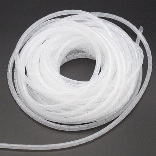 Spiral wrapping band 6mm 30m/roll Hose protection wire case management fixed bundle of wire Protection Wire Winding pipe tube