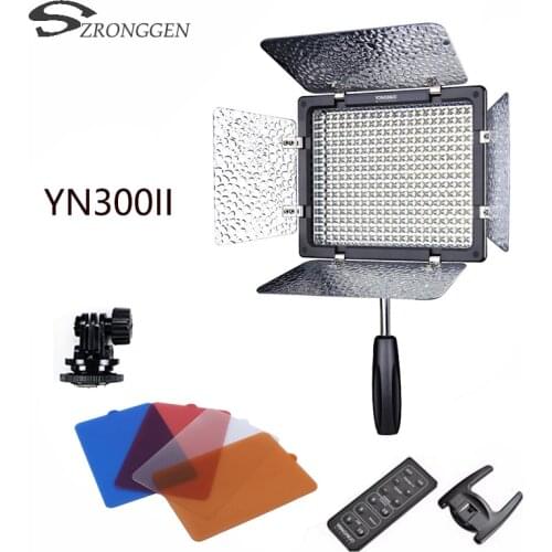 YONGNUO YN300-II YN300II LED Light Camera Video Light For Canon Nikon Samsung Photo studio light lamp YN-300 II Fill Light