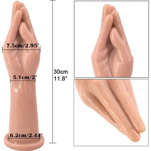 VETIRY Large Hand Dildo Huge Penis Fist Huge Dildo Sex Toys for Women Masturbation G-spot Anal Plug Suction Butt Plug Silicone