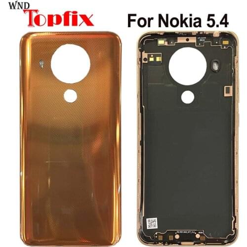 For Nokia 5.4 Battery Door Housing Back Glass Cover Case Rear panel Replacement For Nokia 5.4 Back Cover TA-1333 TA-1340