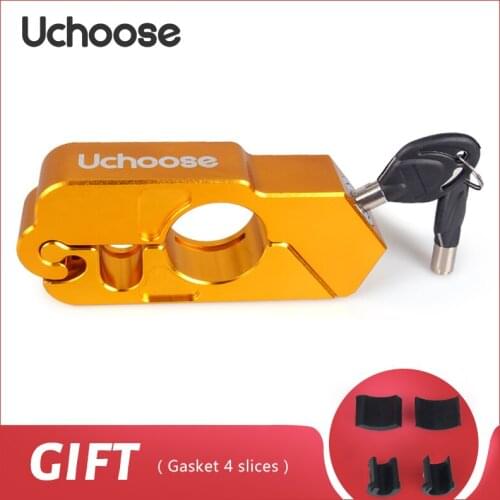 Aluminum Alloy Lock Motorcycle Handlebar Lock Handlebar Brake Handle Solid Lock