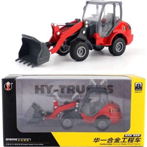 1:60 Die-Cast Collectible Engineering Vehicles Alloy Toys for Children Transport Trucks tractor shovel Light forklift in box