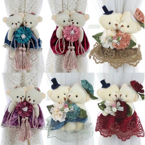 1Pcs/pack Wedding Curtain Decorative Accessories Modern Simple Home Decor Cartoon Bear Curtain Clips Fashion Baby Toy
