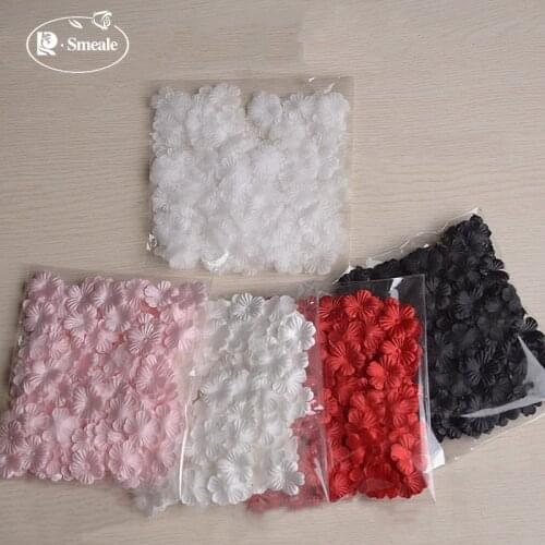 200PCS /Pack DIY Handmade 3D Flower Wedding Dress Ingredients Pyrographic Eugen Yarn Headwear Materials RS3039