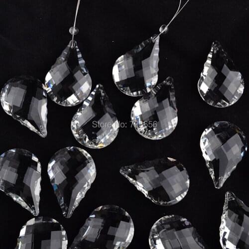 300pcs K9 Glass Crystal Prisms Pendants Chandeliers Parts Lustres Rainbow Lamp Lighting Hang Drops 50mm