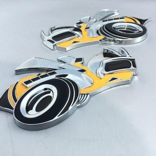 3D Metal Bumblebee Supe ord Kuga for Chevrolet Cruze Toyota Tail Auto Styling Decal Car Accessories