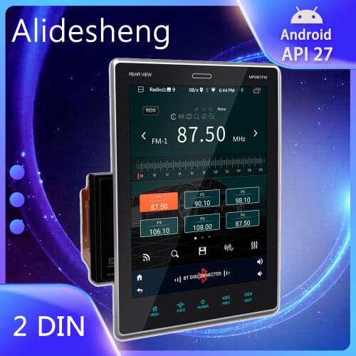 9.5 inch 2 Din Android Car Multimedia Player Removable and adjustable screen Stereo Radio DVD For VW Nissan Hyundai Kia Toyota