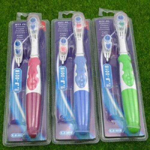 Cross Action Electric Toothbrush Teeth Whitening Tooth Brush Electric Brush Non-Rechargeable Battery Powered