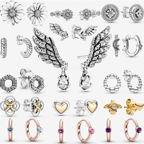 Женские золотые серьги FURUYA China At AliExpress