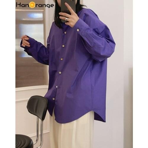 Hanorange Women's Big Shirts