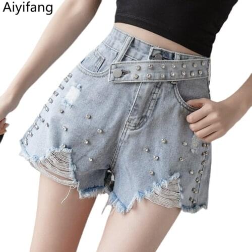 Huan-Qing Women's High Waist Shorts