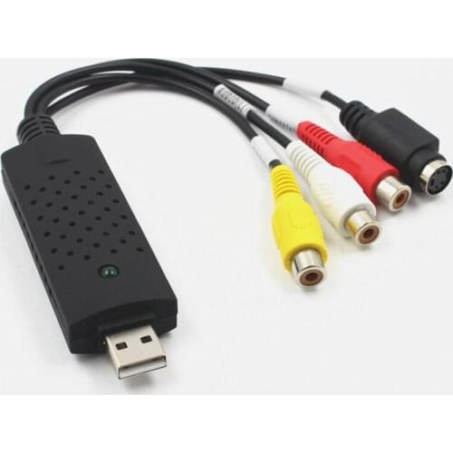 Video Capture Card TV Tuner VCR DVD AV Audio USB 2.0 Converter Easycap Connector for PC/Laptop HD Easycap Video capture N