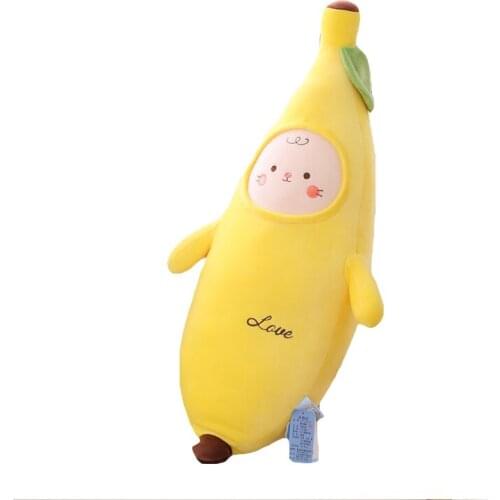 Lovely creative banana pillow, long pillow, lazy man