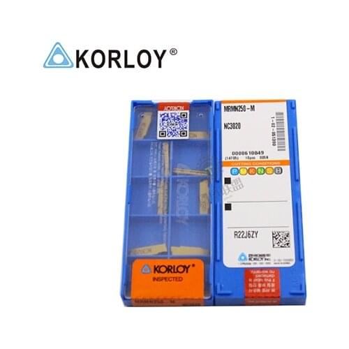 MRMN250-M NC3020 100% KORLOY Original carbide insert with the best quality 10pcs/lot free shipping