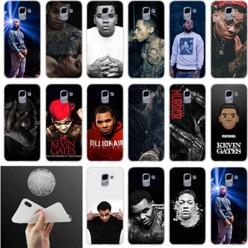 Soft silicone Phone case Cover Kevin Gates FOR Coque Samsung Galaxy J6 J4 J8 J7 2018 Plus J3 J5 J7 Prime Pro 2017 2016 Casse