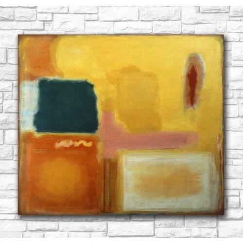 Wall Pictures For Living Room Abstract Mark Rothko Mauve Intersection Canvas Art Home Decor Modern No Frame Oil Painting